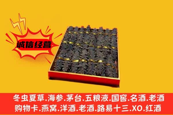 东西湖区回收海参